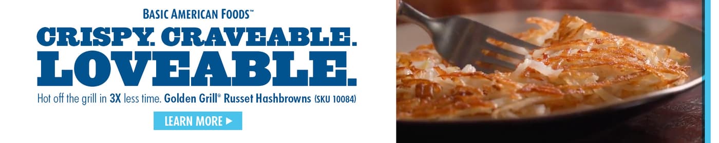 Basic American Crispy Craveable Operator banner ad - 12.17