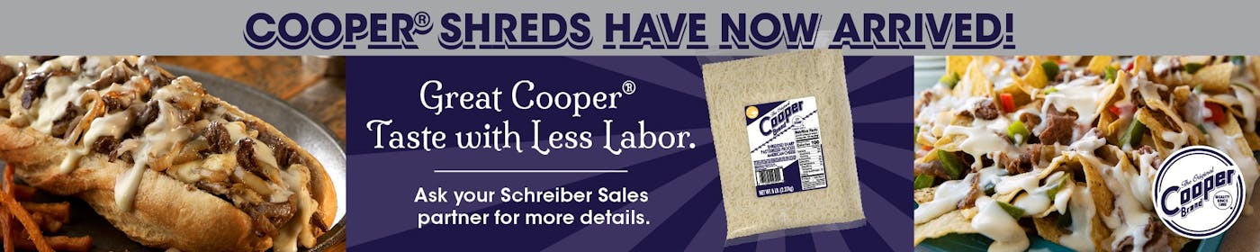 Cooper Shreds Have Now Arrived - banner - 02.24